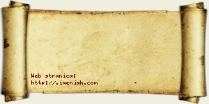 Jovana Bekrić vizit kartica